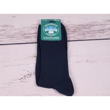 Pánské ponožky české zdravotní ponožky Props tm. modré nesvíravé s volným lemem velikosti ponožek: 31 ( EUR vel. 46-47)