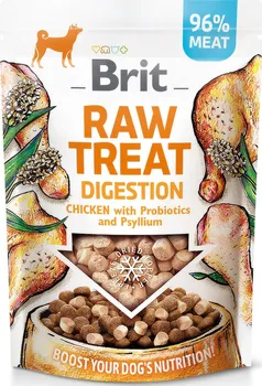 Pamlsek pro psa Brit RAW Treat Digestion Chicken 40 g