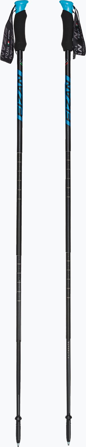 Bastoncini Da Trekking Pieghevoli Fizan Compact 4 - Coppia In Alluminio 7001, Impugnatura In Sughero, Regolabili, Made In Italy - 2
