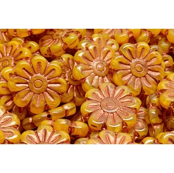 Korálek Korálky květ kopretiny 2157 (18x18 mm)