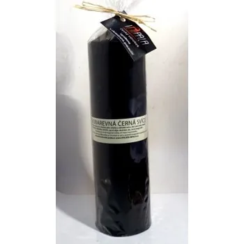 Svíčka Černá svíce - 6x20 cm