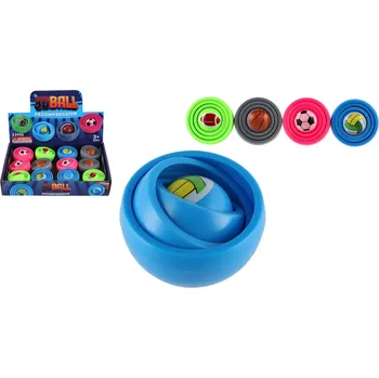 POP IT Teddies Míček 3D hlavolam antistresový plast 5cm 4 barvy