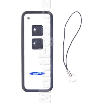 Dálkový ovladač vrat NOVOFERM NOVOTRON 522, 2 kanálový dálkový ovladač, plovoucí kód, 433,92 MHz