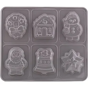 Vánoční dekorace Plech na pečení vánočního cukroví 6 motivů