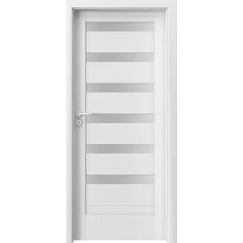 Interiérové dveře Porta Doors Interiérové dveře se zárubněmi Verte Home D6 Dekor: bílá, Šířka - orientace: 90 cm - pravé