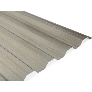 Polykarbonátová deska Palram Trapézový polykarbonát s jemnou strukturou - bronz Šířka desky: 1,06 m, Délka desky: 3,5 m