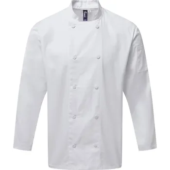 Gastro oděv Premier Workwear Kuchařská bunda s dlouhým rukávem PR903 White XL