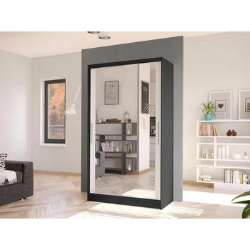 Šatní skříň Šatní skříň Kamabi VII, Barva: černá / bílá MIRJAN 5903211127588