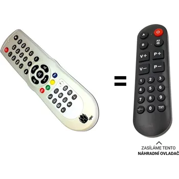 Dálkový ovladač UPC Handan CV-5000 CINX, CV-5500 HD náhradní dálkový ovladač pro seniory