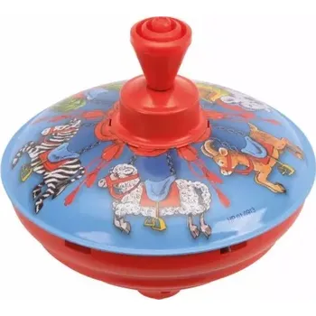 Hračka pro nejmenší Káča/Vlk kolotoč kov/plast průměr 13cm