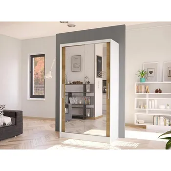 Šatní skříň Šatní skříň Kamabi VII, Barva: bíla/dub artisan MIRJAN 5903211127540