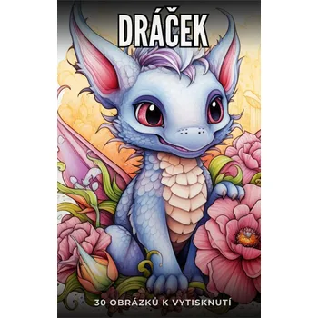 omalovánky Digitální produkt: Omalovánky pro dospělé - Malý dráček 30 obrázků k vytisknutí