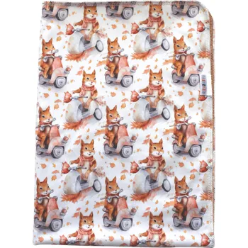 Přebalovací podložka Breberky Přebalovací podložka (PUL) - Veverka na mopedu