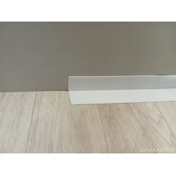 soklová lišta Obvodová podlahová lišta PVC měkčená 112 - bílá