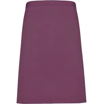 Premier Workwear Pracovní zástěra středně dlouhá PR151 Aubergine -ca. Pantone 5115 70 x 50 cm