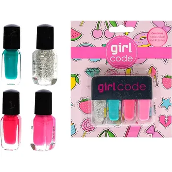 Lak na nehty Sada laků na nehty 4 kusy na kartě