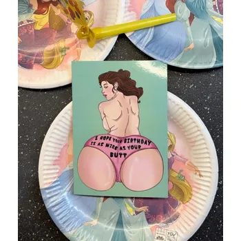 Narozeninové přání pro ni - i hope your birthday is as nice as your butt