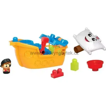 Stavebnice Mega Mega Bloks - Pirátská loď "Pat"