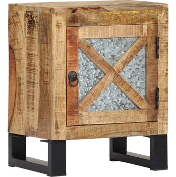 přebalovací pult a komoda Petrashop Noční stolek 40 x 30 x 50 cm masivní mangovníkové dřevo Hnědá282759