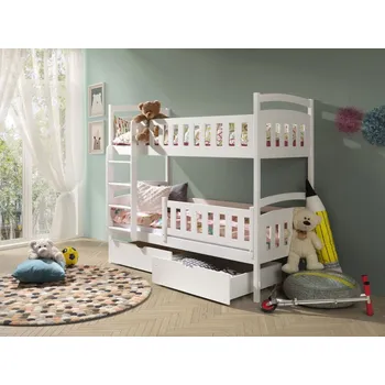 Dětská postel Patrová postel Mikanik 90, Barva: bílá MIRJAN 5903211108136