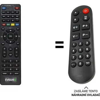 Dálkový ovladač Evolveo Alpha T2 náhradní dálkový ovladač pro seniory