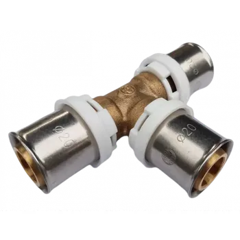 rozdělovač topení T-kus lisovací pro AL-Pex Melscher (Melscher FT209)