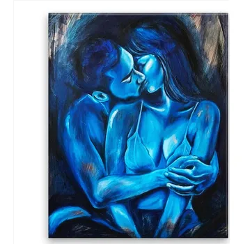 Obraz Obraz na plátně - Romantika v modrém - 40x50 cm - CZ výroba