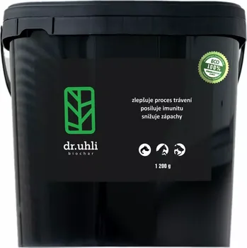 Biochar 1200 g - prášek, aktivní uhlí pro zvířata