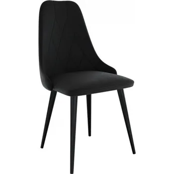 Čalouněná jídelní židle ST91, Barva: černá, Potah: Magic Velvet 2219 MIRJAN 5903211142239