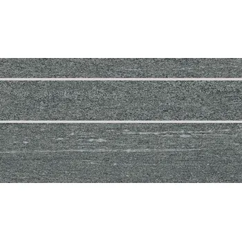 Dlažba Vals, DAKSV848, dlaždice slinutá, 60x15/10/5 cm, tmavě šedá