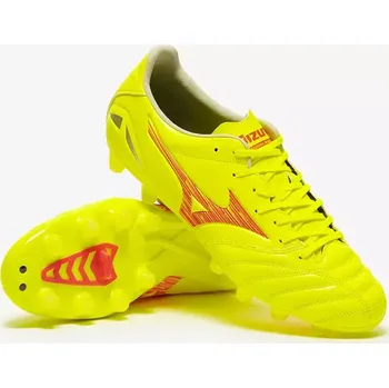 Míčový sport Kopačky Mizuno Morelia Neo IV Pro FG/MD žlutá/červená (9,5)