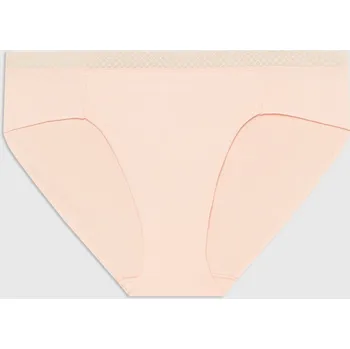 Dámská móda Dámské kalhotky BIKINI 000QF6308E A4E broskvové - Calvin Klein XS