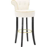 Mauro Ferretti Barová židle LUXY CREMA 46X48X96 cm