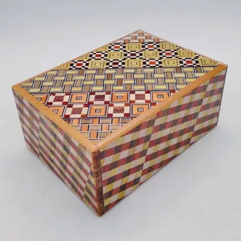 Hlavolam Japanese puzzle box 7steps 4sun maze 5steps yosegi/ichimatsu double