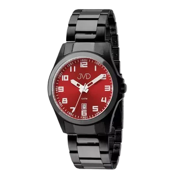 Hodinky Černé vodotěsné náramkové pánské hodinky JVD steel J1041.23 - 10ATM (POŠTOVNÉ ZDARMA!!)