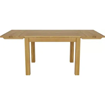 Jídelní stůl ST302 140+90 dřevěný rozkládací jídelní stůl z dubu Drewmax (Rozkládací jídelní stůl z dubového masivu)