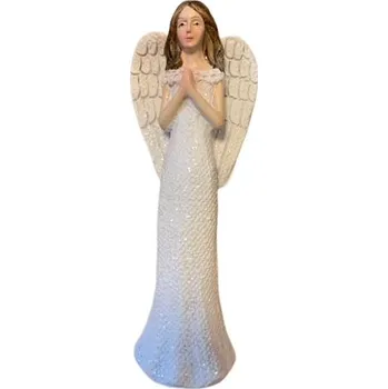 Dekorace Dívka anděl stojící 11cm