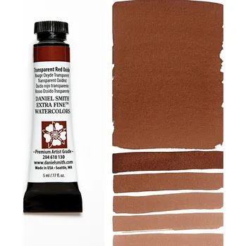 Výtvarná barva Akvarelová barva Daniel Smith Extra Fine, 5ml - hnědá Barva: 130 - Transparent Red Oxide