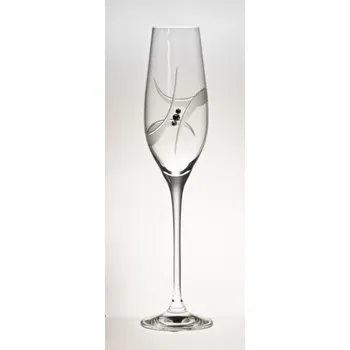 Sklenice Swarovski sklenice na sekt Galaxy 210ml 2ks * (Cena za set 2 kusy)