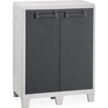 Skříňka na nářadí TOOMAX Skříňka - SANTORINI LOW XL, grafit/světle šedá