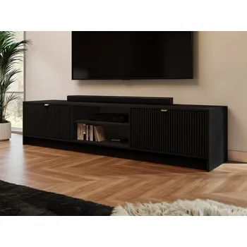 Televizní stolek TV stolek/skříňka Razimo 2K, Barva dřeva: černá MIRJAN 5903211304545