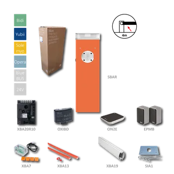 Pohon brány NICE S4BAR KIT-automatická závora do 4m