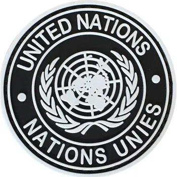 Nášivka WARAGOD United Nation PVC nášivka, černá