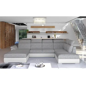 Sedací souprava ImportWorld Rohová rozkládací sedací souprava Lanneva do U - Berlin 01 / Soft 17 (barva potahu) - levá