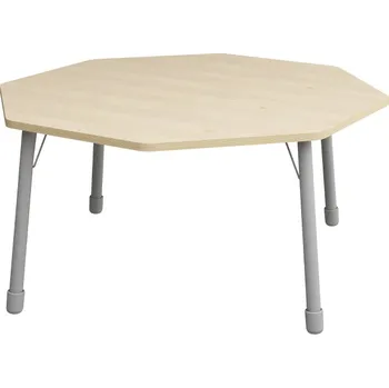 Psací stůl Výškově stavitelný stůl osmiúhelník - BŘÍZA 1-3