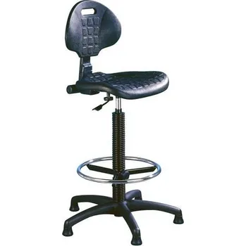 Manutan Expert Zvýšená pracovní židle Nelson PK s kluzáky