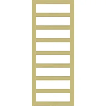 Radiátor HOPA Koupelnový radiátor GLASGOW zlatá barva + Barva radiátoru - Zlatá, Rozměr radiátoru - 500 × 950 mm, výkon 409 W, Typ připojení - Středové 50 mm, RADGLA501084SP
