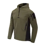 Helikon-Tex Range Hoodie - Topcoat mikina s kapucí, olivová / černá