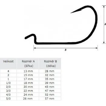 Rybářský háček Gamakatsu Worm 330 1/0
