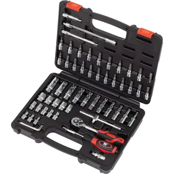 Gola sada Gola sada 1/4", standardní a prodloužené hlavice, 12 hran, bity, 57 dílů, Welzh (Welzh Werkzeug)